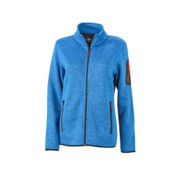 James &amp; Nicholson Knitted Fleece Jakke Dame JN761
