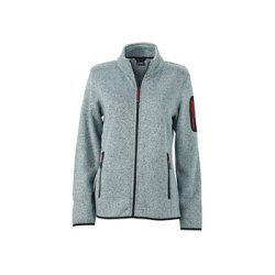 James &amp; Nicholson Knitted Fleece Jakke Dame JN761
