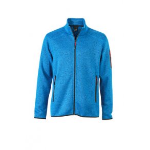 James & Nicholson Knitted Fleece Jakke Herre JN762