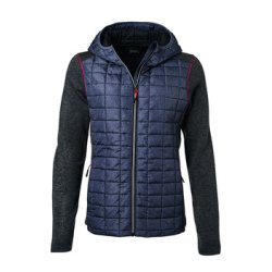 James &amp; Nicholson Knitted Hybrid Jakke Dame JN771