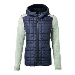 James &amp; Nicholson Knitted Hybrid Jakke Dame JN771