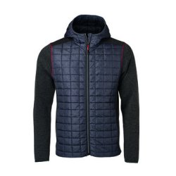 James &amp; Nicholson Knitted Hybrid Jakke Herre JN772