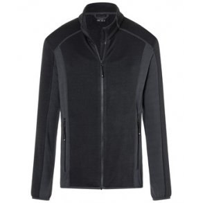 James & Nicholson Structure Fleece Jacket Herre JN784