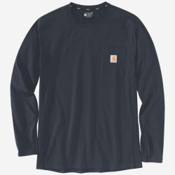 Carhartt Force Langrmet T-shirt Med Lomme 104617