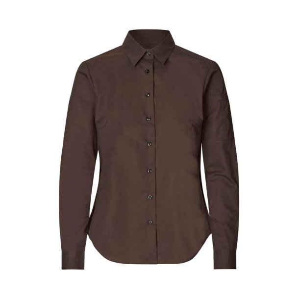 Seven Seas Poplin Stretch Skjorte Dame S67