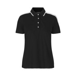 ID Poloshirt Kontrast Dame 0531