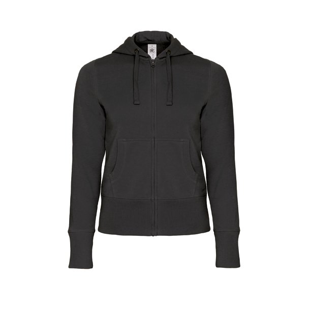 B&C Hooded Full Zip Dame  WW642 (U)